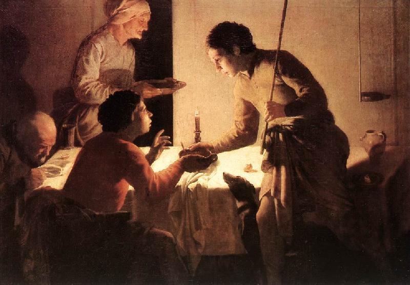 TERBRUGGHEN, Hendrick The Supper  et oil painting image